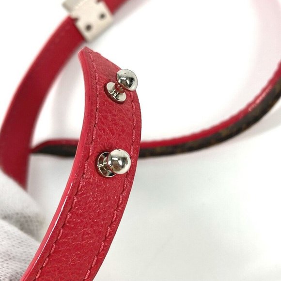 LOUIS VUITTON Monogram Bracelet Lockit Accessories Double Bracelet - Picture 3 of 14